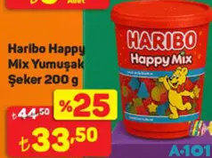 HARİBO HAPPY MİX YUMUŞAK ŞEKER 200 G